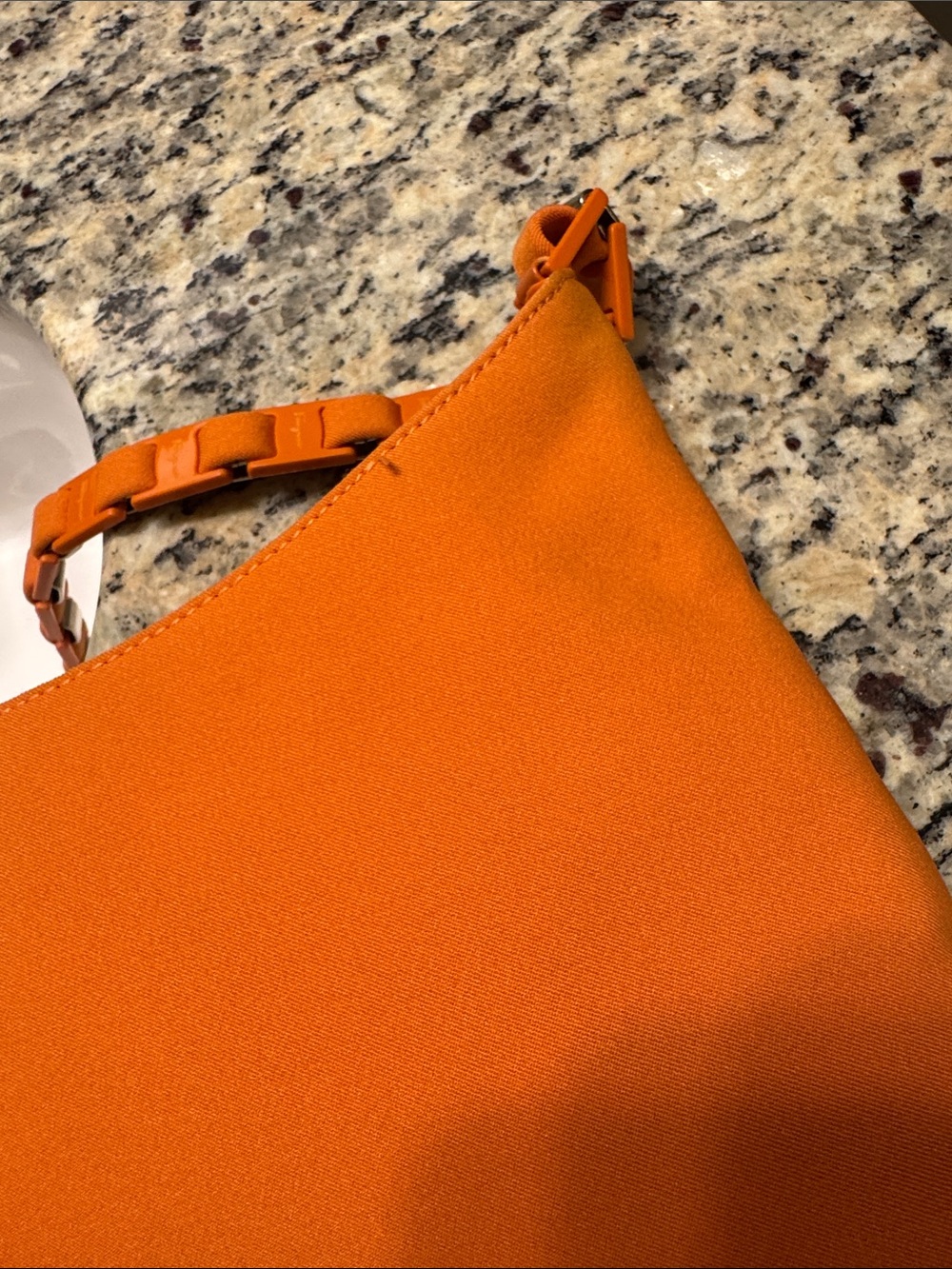 Ferragamo Orange Shoulder Tote Handbag - Picture 9 of 11